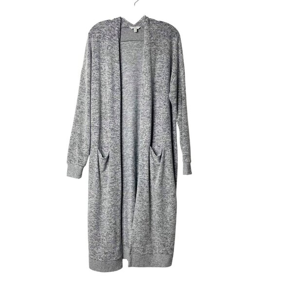 Lucky Brand Grey Open Cardigan Duster Lightweight Long Sleeve Women’s Size Small - Picture 1 of 5